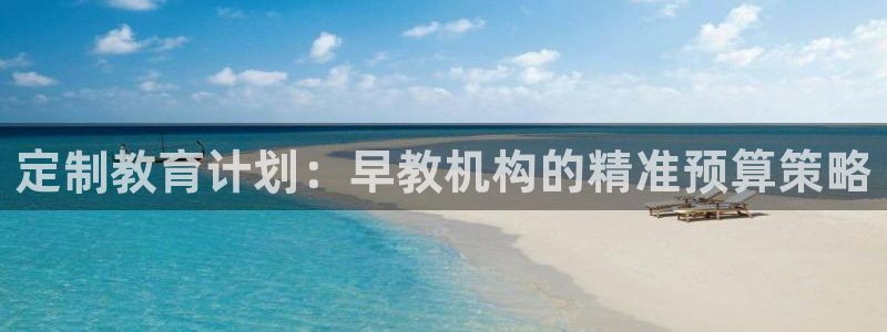 天狮娱乐去：定制教育计划：早教机构的精准预算策略