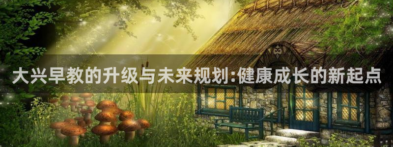 天狮娱乐主管q844389：大兴早教的升级与未来规划:健康成长的新起点