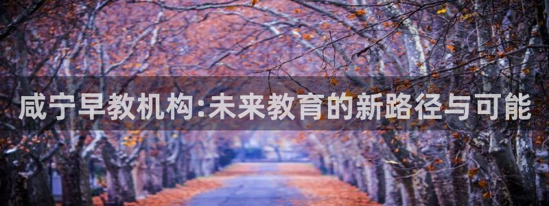 天狮娱乐ios下载:咸宁早教机构:未来教育的新路径与可能