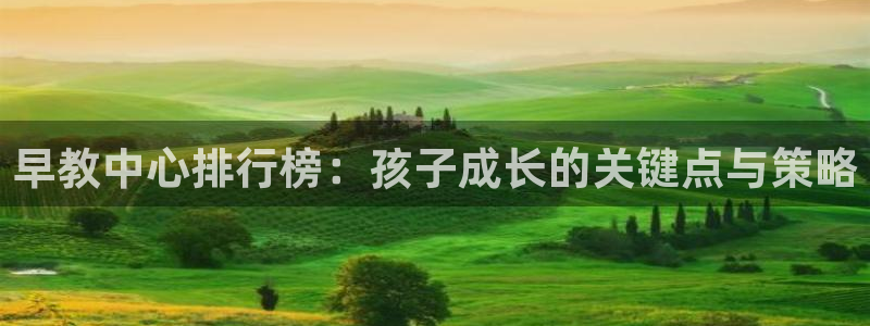 天狮娱乐分分彩：早教中心排行榜：孩子成长的关键点与策略