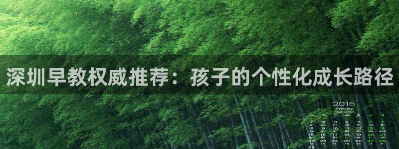 天狮娱乐26日判官333oo:深圳早教权威推荐:孩子的个性化成长路径