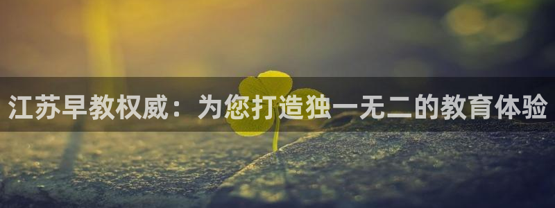天狮娱乐平台代理:江苏早教权威:为您打造独一无二的教育体验