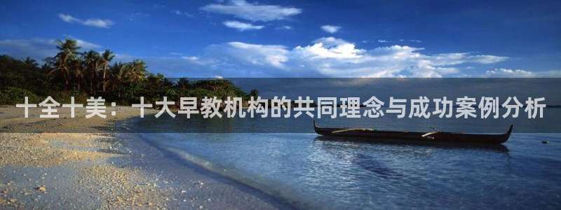 天狮娱乐分分彩:十全十美:十大早教机构的共同理念与成功案例分析