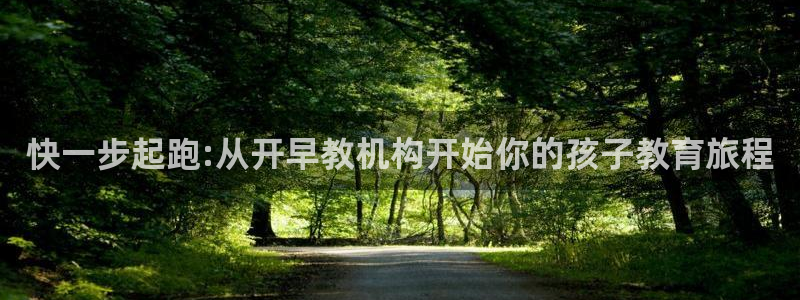 天狮娱乐平台找谁:快一步起跑:从开早教机构开始你的孩子教育旅程