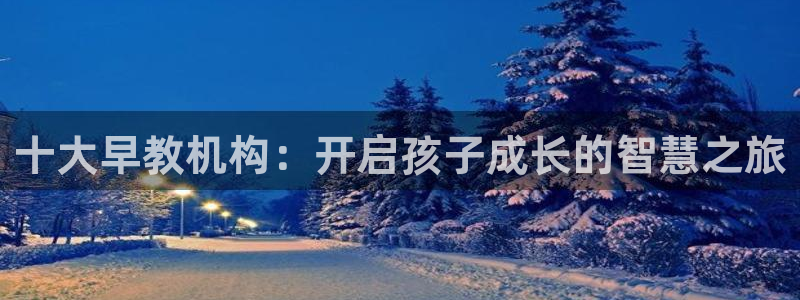 天狮娱乐返点多少:十大早教机构:开启孩子成长的智慧之旅