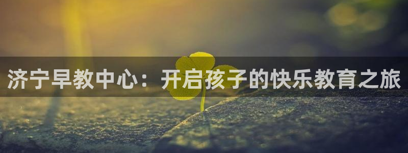 天狮娱乐招商：济宁早教中心：开启孩子的快乐教育之旅