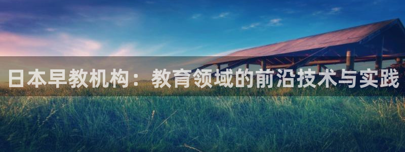天狮娱乐内部主管：日本早教机构：教育领域的前沿技术与实践