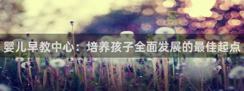 天狮娱乐557448：婴儿早教中心：培养孩子全面发展的最佳起点